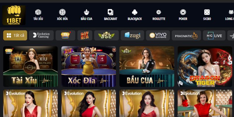 game bài trực tuyến 11Bet